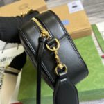 Gucci Matelasse Shoulder Bag Black For Women, Women's Bags 8.5in/22cm GG 702234 UM8HG 1046