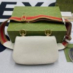 Gucci Blondie Mini Bag White For Women, Women's Bags 8.7in/22cm GG‎ ‎698643 UXXAG 9161