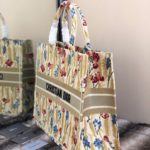 Christian Dior Large Dior Book Tote White Multicolor, For Women, Women’s Handbags 16.5in/42cm CD