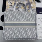Christian Dior Large Dior Book Tote Gray, For Women, Women’s Handbags 16.5in/42cm CD M1286ZRIW_M932