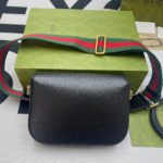 Gucci x Adidas Horsebit 1955 Mini Bag Black For Women, Women's Bags 8.1in/21cm GG 658574 U3ZDG 8726