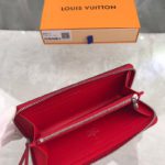 Louis Vuitton Clemence Wallet Epi Red For Women, Women's Wallets 7.5in/19cm LV M60913
