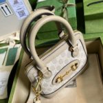 Gucci Horsebit 1955 GG Mini Bag Beige For Women, Women's Bags 7.9in/20cm GG 677212 UULAG 9682