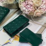 Christian Dior Lady Dior Pouch Green, For Women, Women’s Handbags 8.5in/21.5cm CD