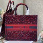 Christian Dior Large Dior Book Tote Crimson Multicolor, For Women, Women’s Handbags 16.5in/42cm CD
