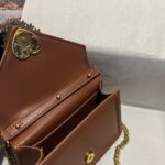 Dolce & Gabbana Small Devotion Bag In Plain Brown For Women 7.5in/19cm DG