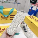 Gucci x Adidas women's Gazelle Sneaker White For Women GG 707861 UTT10 9060
