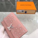Louis Vuitton Capucines Sweet Brogues Taurillon Pink For Women, Women's Wallets 5.3in/13.5cm LV 