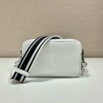 Prada Bag With Shoulder Strap White For Women, Women's Bags 8.6in/22cm 1BH082_2DKV_F0009_V_3OM