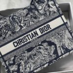 Christian Dior Small Dior Book Tote Blue, For Women, Women’s Handbags 26.5cm/10.5in CD M1265ZRGO_M928