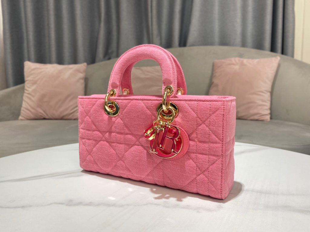 Christian Dior Lady D-Joy Bag Pink, For Women Women’s Handbags 26cm/10in CD M0540WTJA_M929