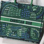 Christian Dior Large Dior Book Tote Green Multicolor, For Women, Women’s Handbags 16.5in/42cm CD