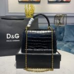 Dolce & Gabbana Small Devotion Bag Black For Women 7.5in/19cm DG 