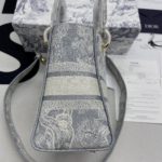 Christian Dior Medium Lady D-Lite Bag Grey, For Women, Women’s Handbags 24cm/9.5in CD