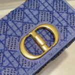 Christian Dior Medium Dior Caro Bag Blue, For Women, Women’s Handbags 25.5cm/10in CD