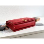 Saint Laurent Becky Small Shoulder Bag Red For Women 10.5in/27cm YSL