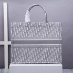 Christian Dior Large Dior Book Tote Gray, For Women, Women’s Handbags 16.5in/42cm CD M1286ZRIW_M932