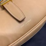 Saint Laurent Le Fermoir Hobo Bag Brown For Women 9.5in/24cm YSL 