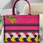 Christian Dior Medium Dior Book Tote Pink, For Women, Women’s Handbags 14in/36cm CD