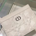 Christian Dior Caro Zipped Pouch With Chain White, For Women, Women’s Handbags 7.5in/19cm CD