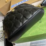 Gucci Matelasse Shoulder Bag Black For Women, Women's Bags 9in/23cm GG