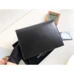 Saint Laurent Cassandra Medium Chain Bag Black For Women 8.6in/22cm YSL 5327500SX0W1000