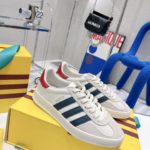Gucci x Adidas women's Gazelle Sneaker White For Women GG 707861 UTT10 9060