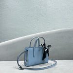 Prada Re-Edition 1995 Brushed Mini Handbag Blue For Women, Women's Bags 8.6in/22cm