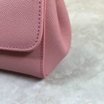 Dolce & Gabbana Medium Sicily Handbag In Dauphine Pink For Women 10.2in/26cm DG BB4347A10018H402