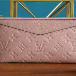 Louis Vuitton Pochette Melanie BB Monogram Empreinte Pink For Women, Women's Wallets 7.9in/20cm LV