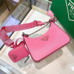 Prada Re-Edition 2005 Re-Nylon Mini Bag Pink For Women, Women's Bags 8.6in/22cm 1NE204_R064_F0E18