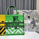 Christian Dior Large Dior Book Tote Green, For Women, Women’s Handbags 16.5in/42cm CD