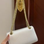 Dolce & Gabbana Polished 3.5 Phone Bag Silver For Women 7.3in/19cm DG