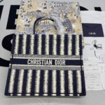 Christian Dior Large Dior Book Tote Blue, For Women, Women’s Handbags 16.5in/42cm CD