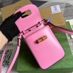 Gucci Bamboo Mini Handbag Pink For Women, Women's Bags 6.2in/16cm GG 702106 UZY0T 5814