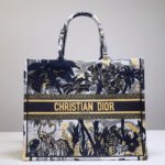 Christian Dior Large Dior Book Tote Black Multicolor, For Women, Women’s Handbags 16.5in/42cm CD