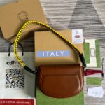 Gucci Aria Shoulder Bag Brown For Women, Women's Bags 10.2in/25cm GG