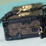 Louis Vuitton Petite Malle East-West Monogram Canvas By Nicolas Ghesquiere For Women, Women's Handbags, Shoulder And Crossbody Bags 27cm/10.6in LV M46120