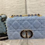 Christian Dior Medium Dior Caro Bag Blue , For Women, Women’s Handbags 25.5cm/10in CD M9242WTJF_M928