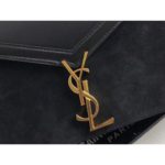 Saint Laurent Cassandra Medium Chain Bag Black For Women 8.6in/22cm YSL 5327500SX0W1000