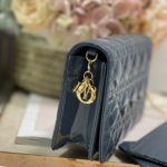 Christian Dior Lady Dior Pouch Midnight Blue, For Women, Women’s Handbags 8.5in/21.5cm CD
