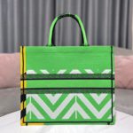 Christian Dior Large Dior Book Tote Green, For Women, Women’s Handbags 16.5in/42cm CD