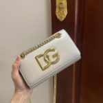 Dolce & Gabbana Polished 3.5 Phone Bag Silver For Women 7.3in/19cm DG