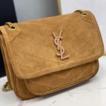 Saint Laurent Niki Baby Chain Bag Brown For Women 8.2in/21cm YSL