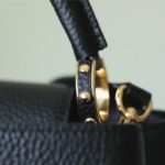 Louis Vuitton Capucines BB Taurillon Black For Women, Women's Handbags, Shoulder And Crossbody Bags 26cm/10.6in LV