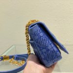 Christian Dior Medium Dior Caro Bag Blue, For Women, Women’s Handbags 25.5cm/10in CD