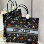 Christian Dior Large Dior Book Tote Black, For Women, Women’s Handbags 16.5in/42cm CD