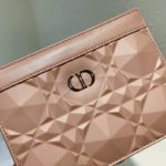 Christian Dior Caro Zipped Pouch With Chain Pink, For Women, Women’s Handbags 7.5in/19cm CD