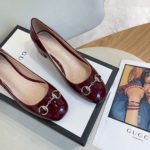 Gucci Women's Ballet Flat With Horsebit Black For Women GG