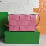 Bottega Veneta Cassette Light Pink, For Women, Women’s Bags 9.1in/23cm